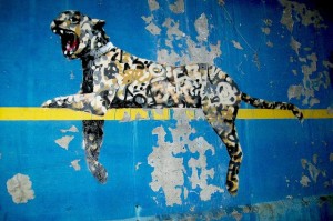 Banksy Leopard