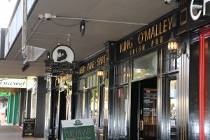 King O'Malley's Bar in Civic - Our finsihing line.