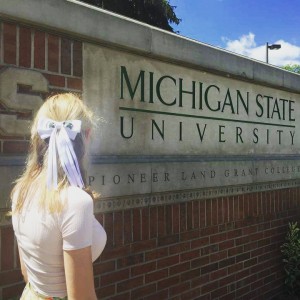 Chantelle at Michigan State University - Granted Permission to use photo. 