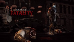 Sub-Zero wins the match with a fatality. Credit: Hannah Egan