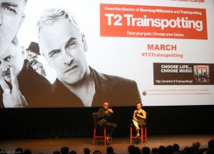 Director Danny Boyle answers questions about T2: Trainspotting in San Francisco