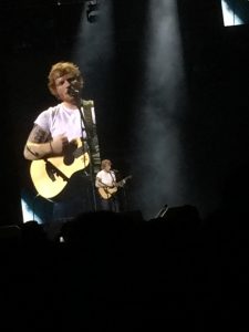 Ed Sheeran performs in Sydney, March 2015