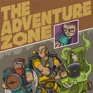 The official podcast art for The Adventure Zone as on iTunes