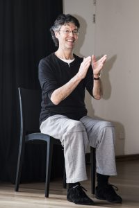 A photograph of Philip Piggin conducting a Dance For Wellbeing Class